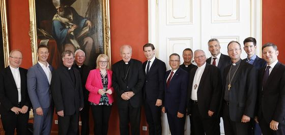 Bischofskonferenz mit BK Kurz und Kardinal Schönborn. Wien, 06.09.2018, Foto: Dragan Tatic