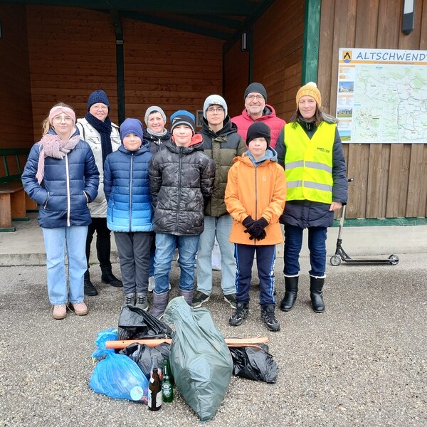 Müllsammelaktion Firmlinge 2024