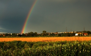 Das Zeichen des Bundes zwischen Gott und den Menschen -  der Regenbogen. © danielito/morguefile.com