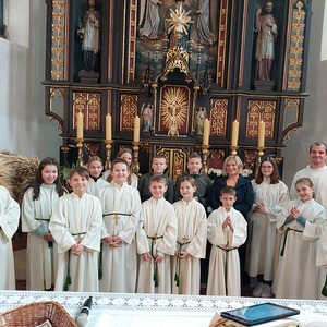 Ministrantenaufnahme und Verabschiedung 2022