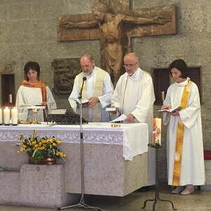 Bischofsvikar Willi Vieböck besucht das Salzkammergut-Klinikum Gmunden