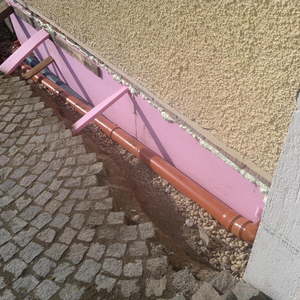 Foto: © Pfarre Oberkappel; Sanierung der Friedhofsmauer 2015