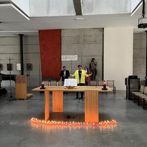 Messe in St. Quirinus und nach der Sternwallfahrt in Auwiesen