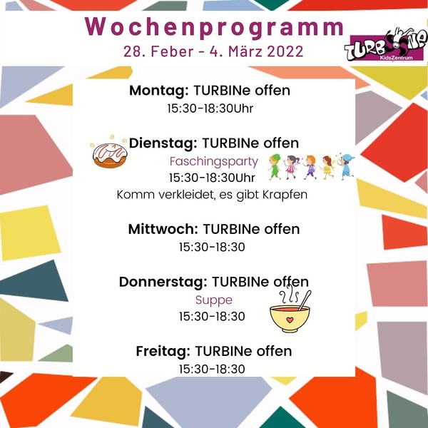 Programm: 1. Märzwoche