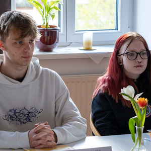 Nico Haider und Isabella Freilinger nehmen am Jugendprojekt JU-CAN teil