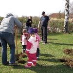 Arbeiten am Familienspielplatz