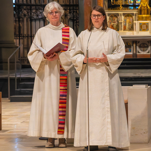 Veronika Kitzmüller und Stefanie Hinterleitner leiteten die Feier.