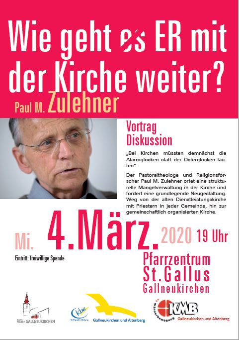 Vortrag mit Prof. Zulehner