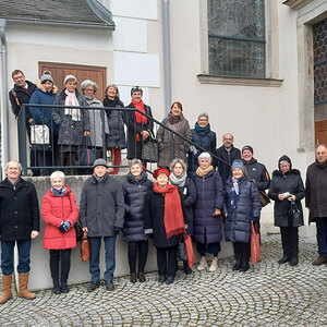 Besuch des KKT in Offenhausen bei Altpfarrer Mag. Franz Wild 16. Jänner 2022