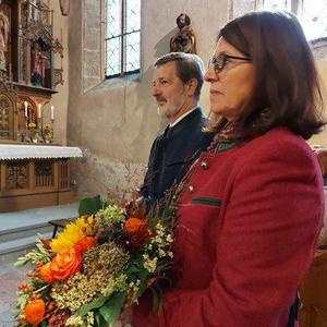 Fritz Gröbl und seine Elfi sind überwältigt.