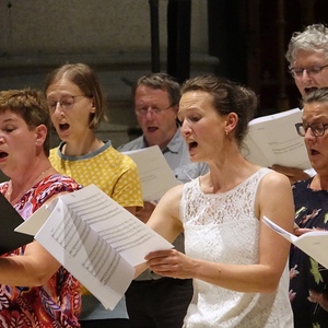 Probe für den ORF-Rundfunkgottesdienst im Linzer Mariendom