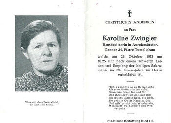 Karoline Zwingler