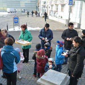Kindersegnung 2015 in der Stadtpfarrkirche Urfahr mit dem Kindergarten Schwalbennest.