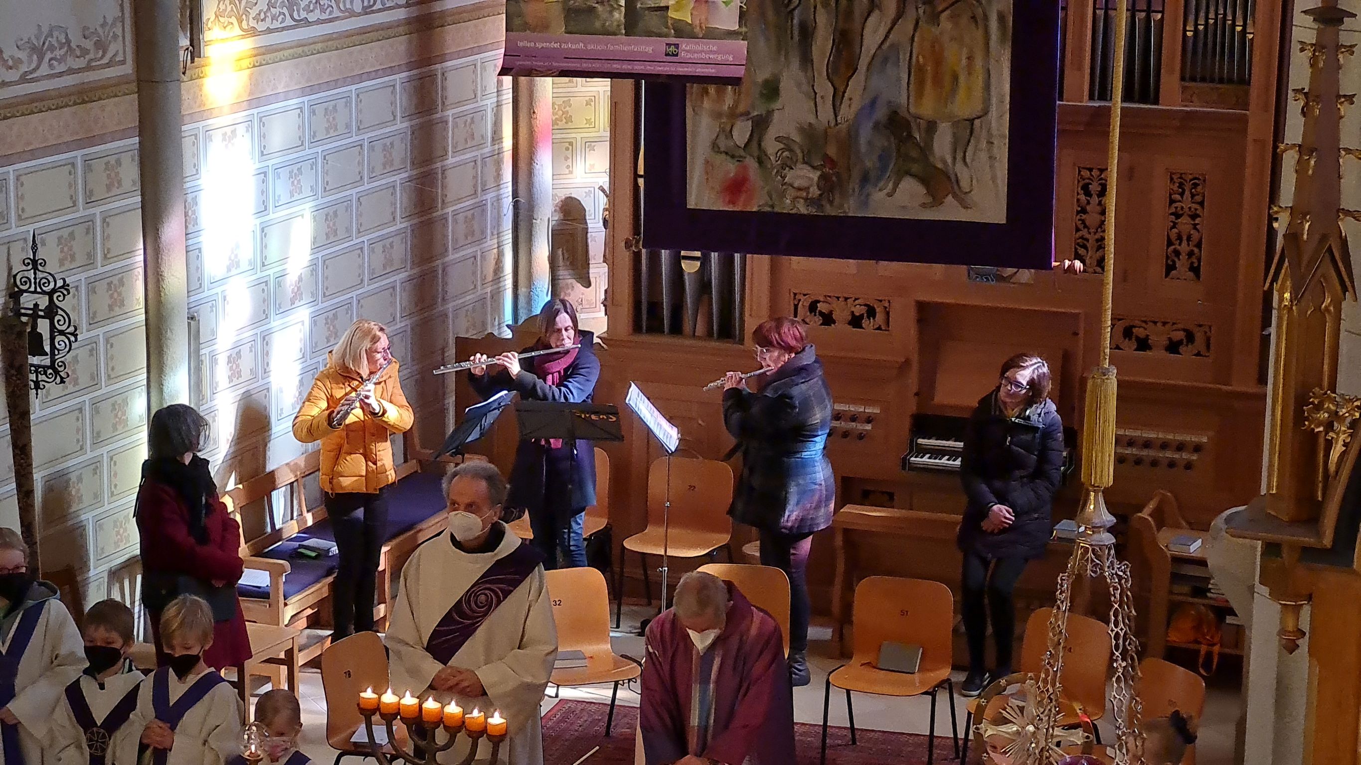 Hl. Messe mit Querflöten-Ensemble