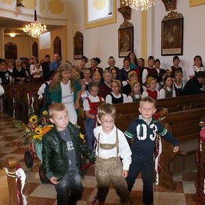 Erntedankfest mit Pfarrfoto