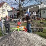Arbeiten am Familienspielplatz