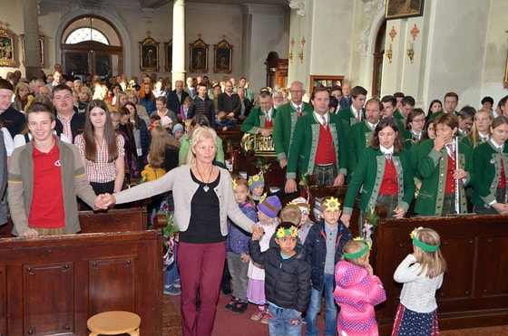 Kindererntedankfeier im Rahmen des Erntedankfestes der Pfarre Kopfing