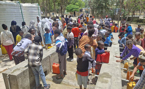 Wasserentnahmestelle in Adwa / © Jugend Eine Welt Jugend Eine Welt: Trinkwasserversorgung für Tausende