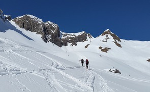 Spuren im Schnee