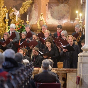 Martha Hirschmann, Bernd Lambauer, Chor des Konservatoriums für Kirchenmusik der Diözese Linz und Barockensemble Linz unter der Leitung von Wolfgang Kreuzhuber