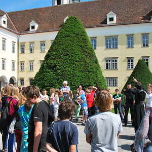 Die Lackener Firmlinge besuchen das Stift St. Florian