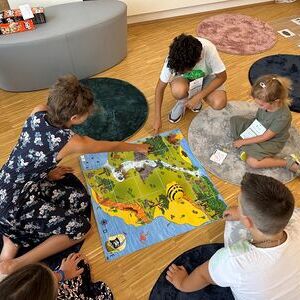 Bei den BeeBot-Stationen herrschte großer Andrang