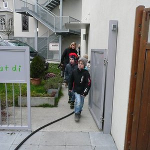 Feuerwehrübung im Kindergarten