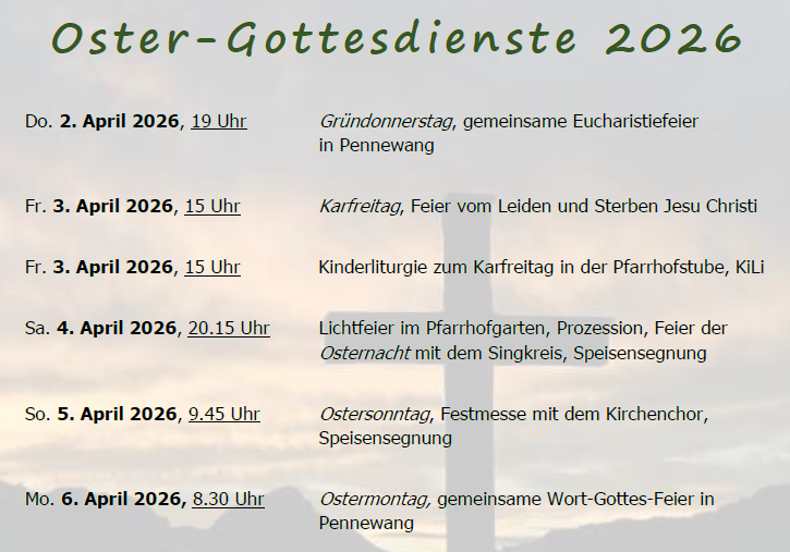 Ostern 2026