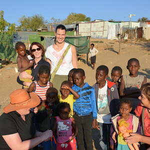 Kinder im Armenviertel von Wanaheda