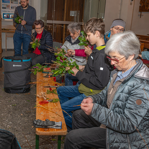 Palmbuschenbinden Pfarre Kirchdorf an der Krems
