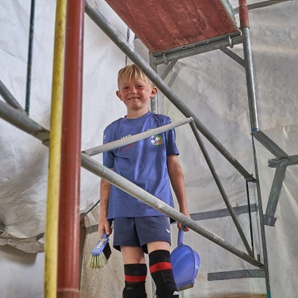 Fußballprofi im Einsatz