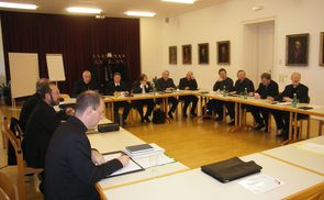 Bischöfe, Weihbischöfe und Regenten im Linzer Priesterseminar