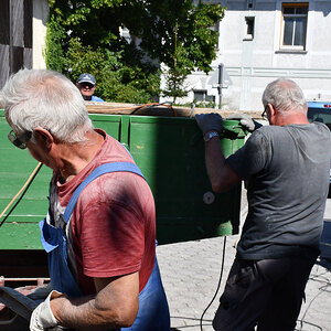 an der Mauer am 2. Tag