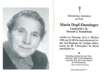 Maria Dopf-Danninger
