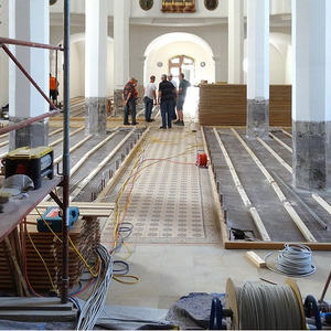 Impressionen vom Bodenverlegen am 04.08.2016