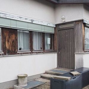 Eingang Pfarrbüro aktuell