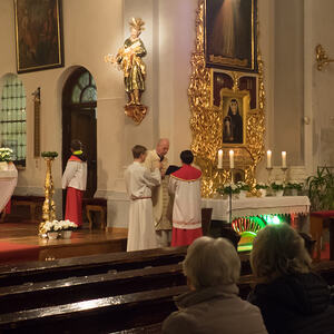 Osternacht in der Pfarrkirche Kopfing