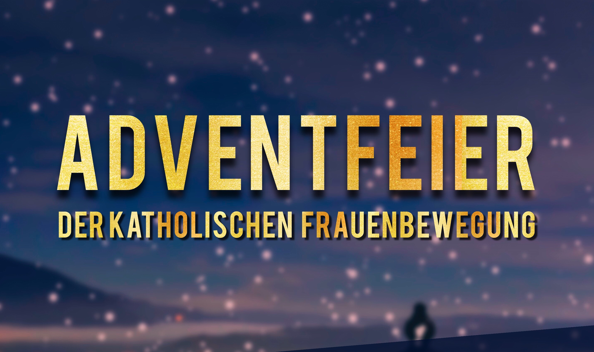 Flyer Adventfeier kfb