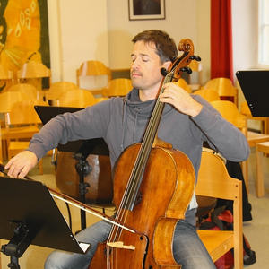 Peter Trefflinger am Cello!