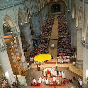 JuMiläum – Großes Kinderfest zu 70 Jahre Jungschar in Linz1.500 MinistrantInnen, Jungscharkinder und GruppenleiterInnen feierten am Samstag, 20. Mai 2017 den 70. Geburtstag der Katholischen Jungschar in der Linzer Innenstadt. Der gemeinsame Gottesdi