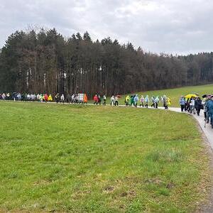 trotz Regen gute Stimmung