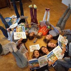 Froschgoscherl singen Songs für Landwirtschaftskammer ein