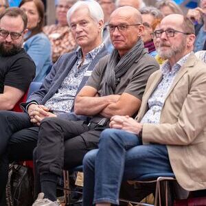 v.l.: Martin Schachinger, Bereichsleiter Seelsorge und Liturgie; Günter Brandstetter, Leiter Referat Erwachsenenbildung Land OÖ; Christian Pichler, ehem. Leiter Kath. Bildungswerk