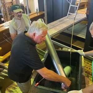 Alle Pfeifen müssen gewaschen werden.