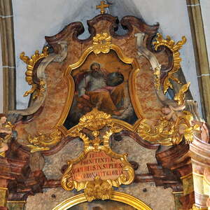 Gott Vater mit Weltkugel, Hauptaltar