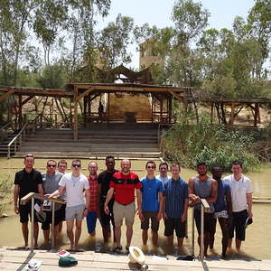 Tauferneuerungsfeier bei der Taufstelle am Jordan