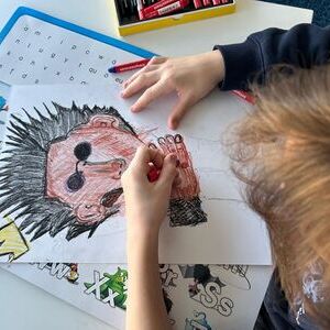 Kunstprojekt der Bibliothek Grieskirchen  mit der Mittelschule