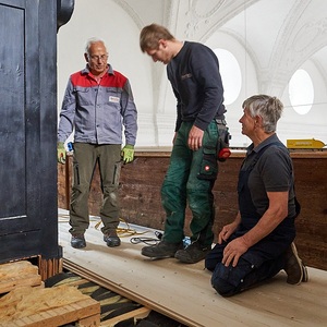 Chorempore neue Fußbodenbretter