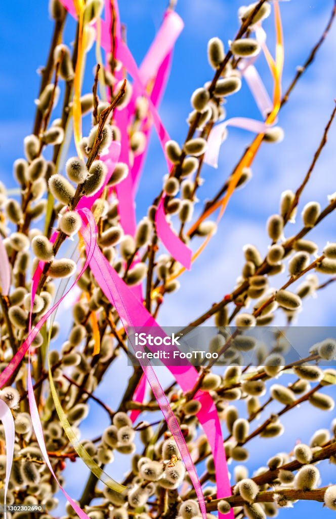 typical bavarian easter palmbuschn - photo