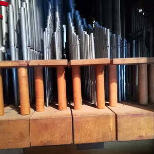 Orgelpfeifen Hauptwerk